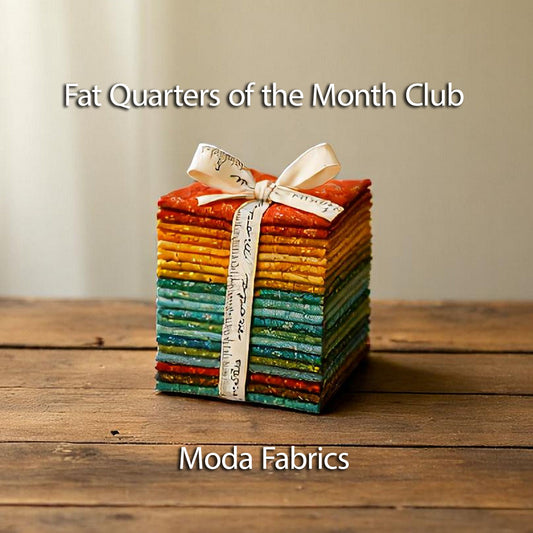 Quilt Works Fat Quarters Monthly Subscription Club - The Moda Collection