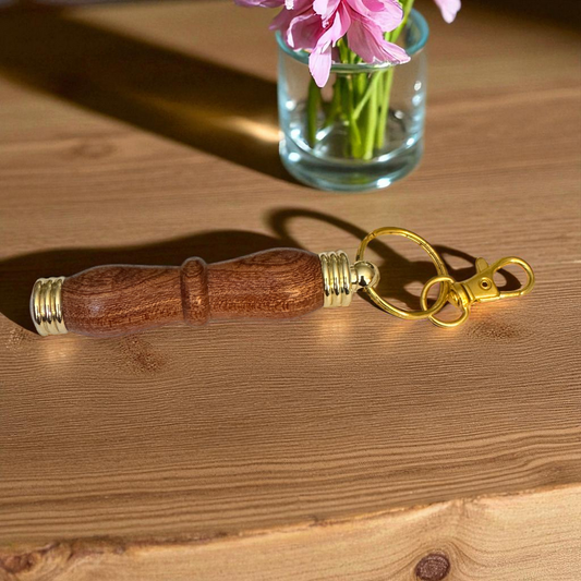 Hand-Turned Wood Needle Case