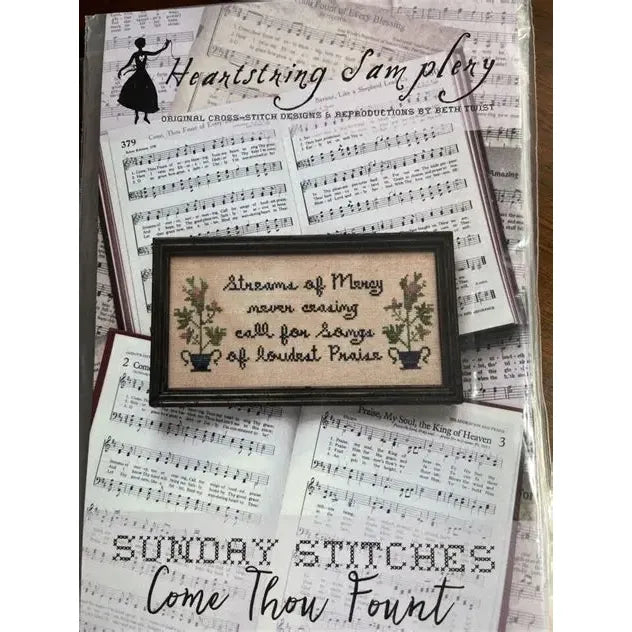 Heartstring Samplery ~ Sunday Stitches Pattern ~ September - Come Thou Fount