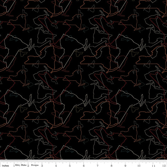 I Love New York ~ Outline ~ C16072 Black