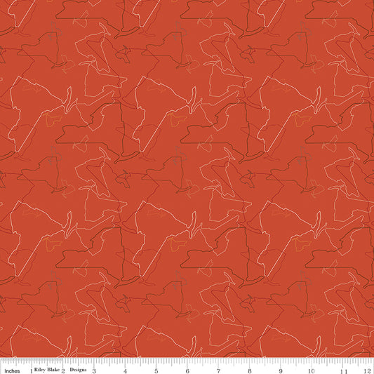 I Love New York ~ Outline ~ C16072 Red
