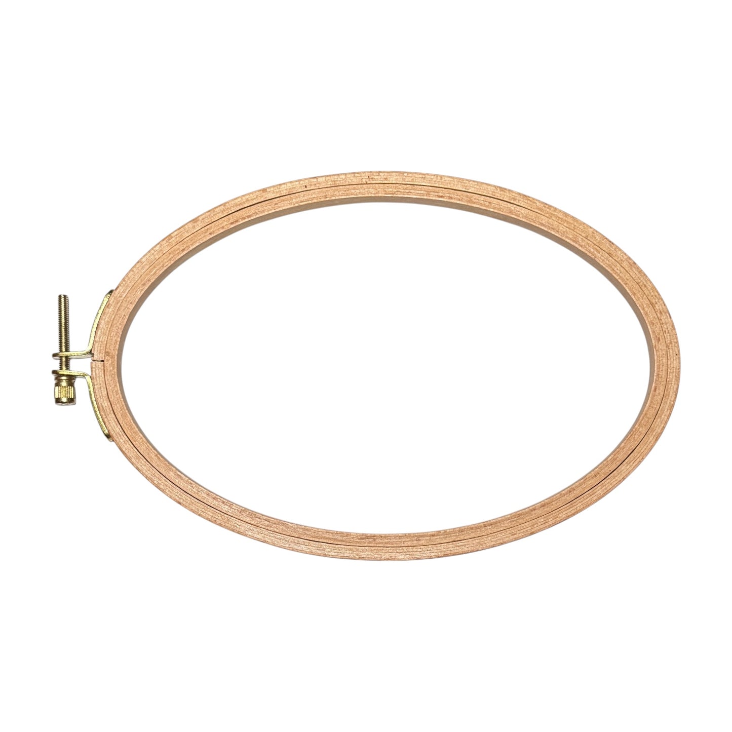Studio Hoop | Wooden Embroidery Hoop - 7 7/8" x 5 1/4" Oval - 5/16"