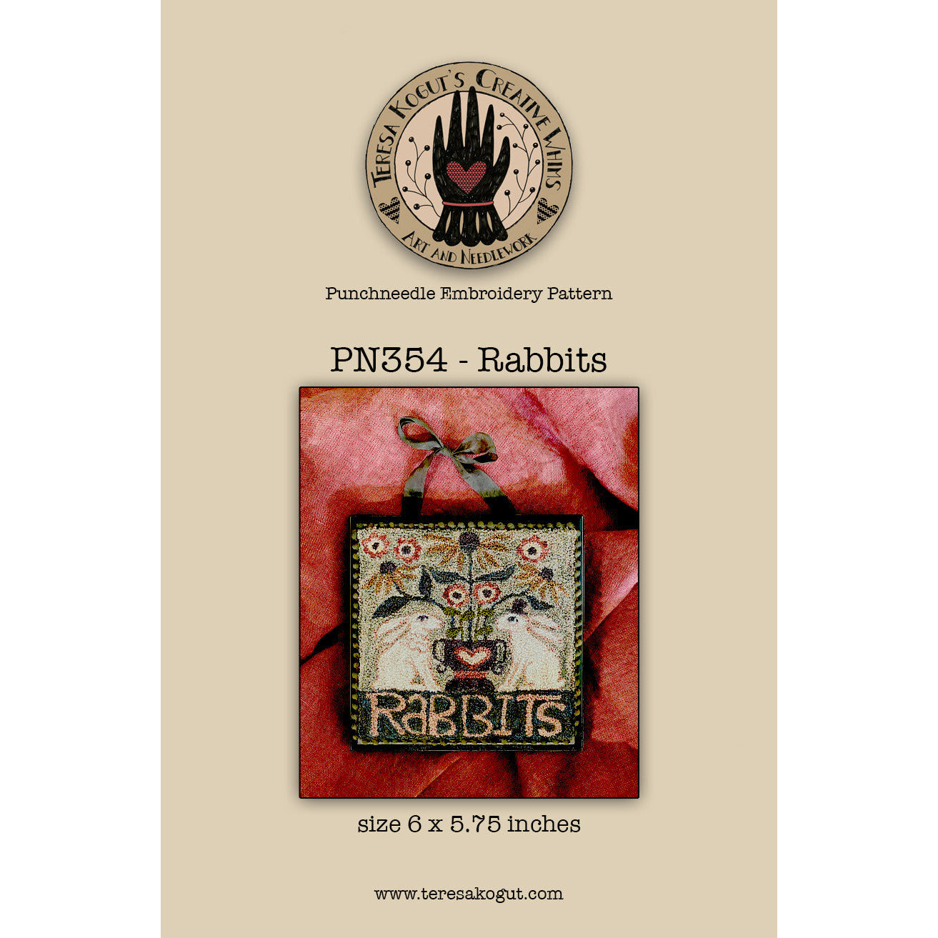 Teresa Kogut ~ Rabbit Punch Needle Pattern – Hobby House Needleworks