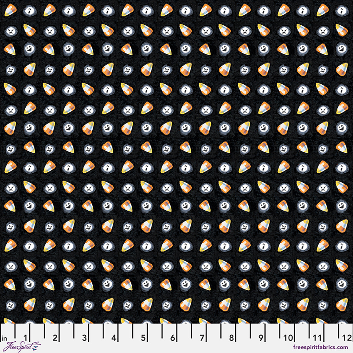 Moonlit Mischief ~ Candy Corn Ghouls ~ PWMY045.BLACK