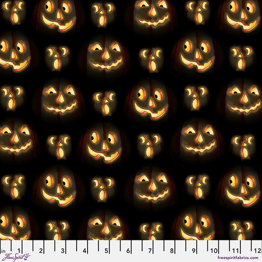 Moonlit Mischief ~ Pumpkin Glow ~ PWMY048.BLACK