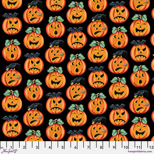 Moonlit Mischief ~ Jack-O-Lanterns ~ PWMY050.BLACK
