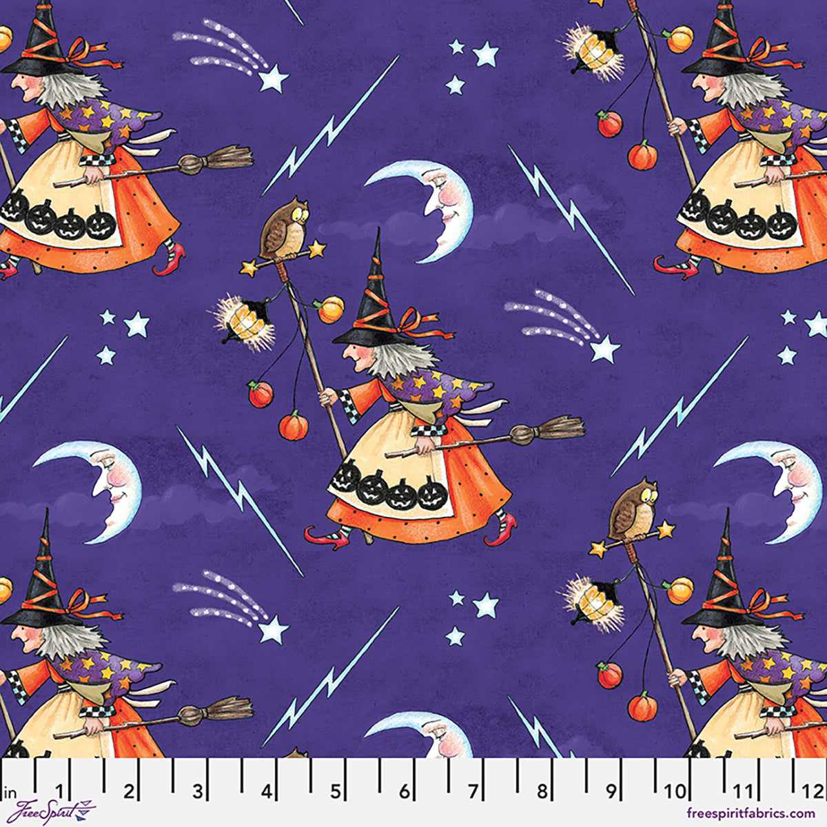 Moonlit Mischief ~ Witch's Nightly Walk ~ PWMY052.PURPLE