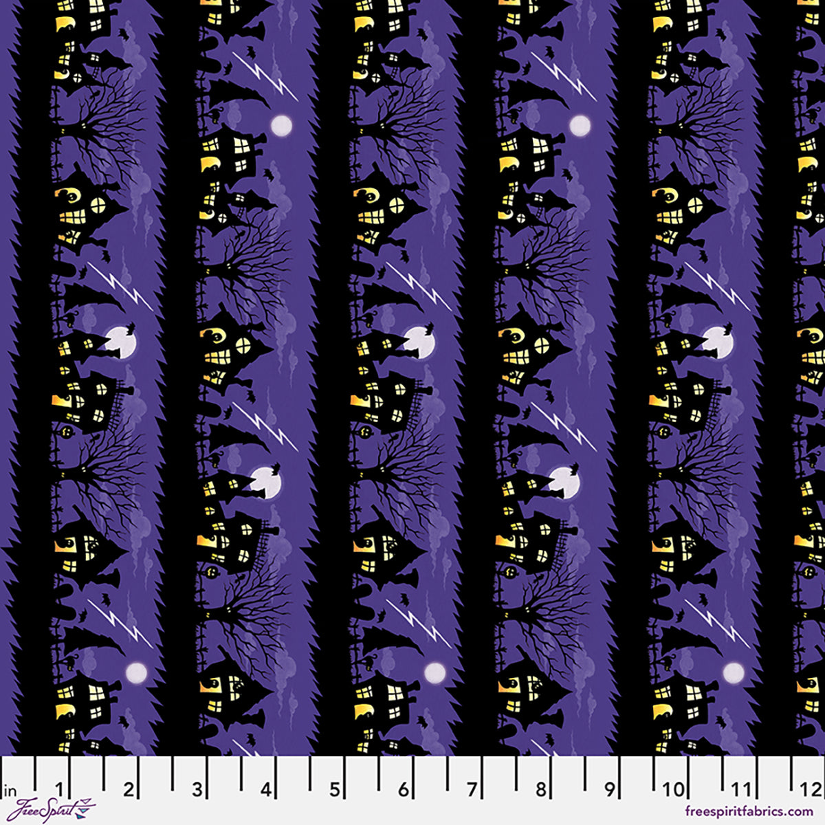 Moonlit Mischief ~ Spooky Street ~ PWMY053.PURPLE