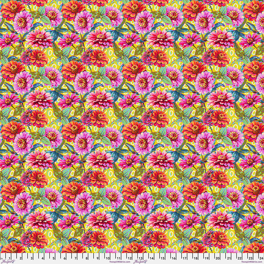 Festival ~ SM Zinnias ~ PWOB121.GREEN