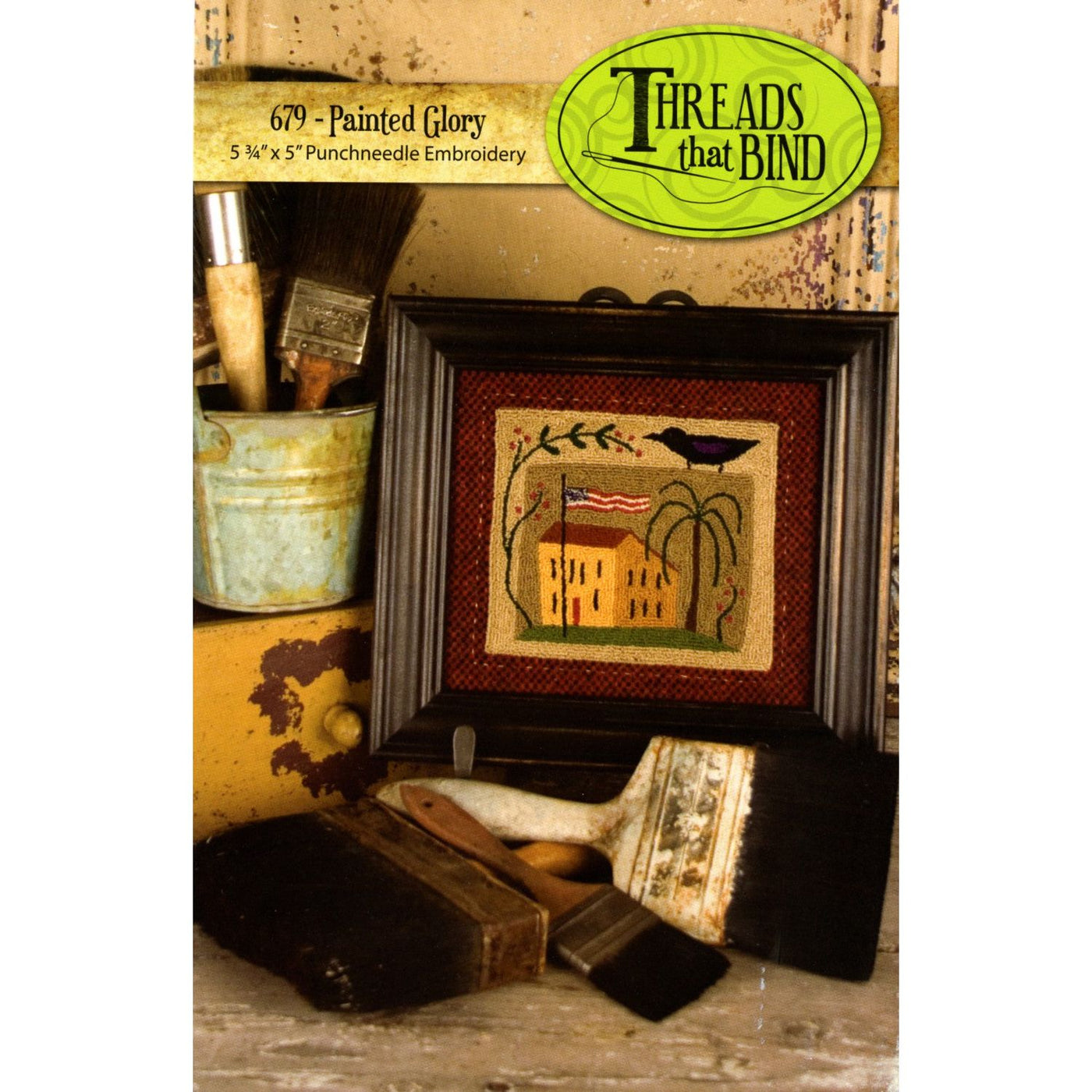 Threads That Bind ~ Painted Glory Punch Needle Pattern