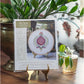 Avlea Folk Embroidery | Peloponnesian Pomegranate Embroidery Hoop KIt