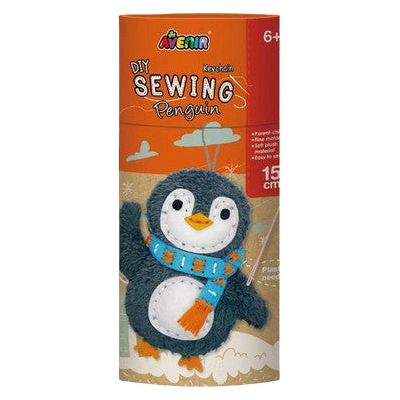 Sewing Keychain - Penguin