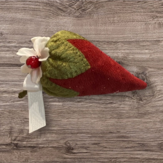 Paxe's Designs ~ Red - Vintage Style Strawberry Pincushion
