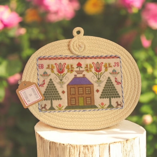 Hand-Crafted Fabric Rope Bowl Wall Hanging | Hands Across the Sea Samplers