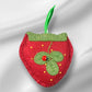 Paxe's Designs ~ Wool Strawberry Tape Measure