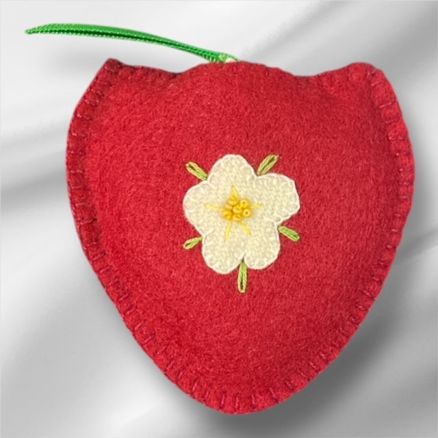 Paxe's Designs ~ Wool Strawberry Tape Measure