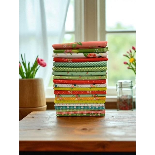 Strawberry Lemonade ~ Fat Quarter Bundle ~ 20 pcs
