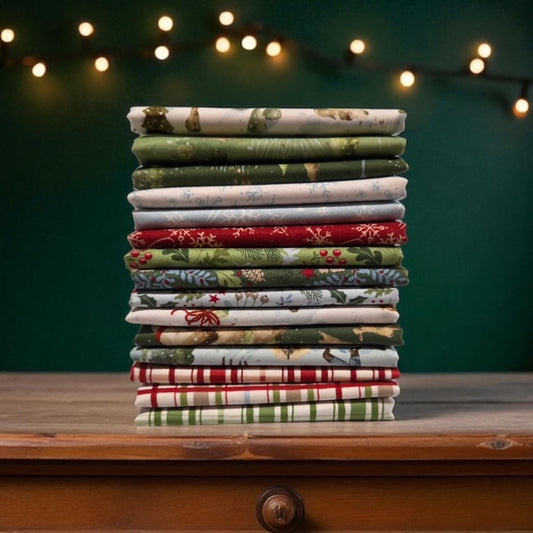 Santa's Tree Farm ~ Fat Quarter Bundle 15pcs