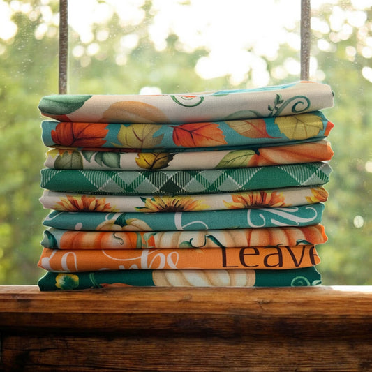 Give Thanks ~ Fat quarter Bundle 9pcs