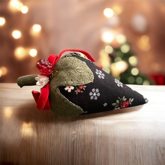 Paxe's Designs ~ Christmas Strawberry Pincushion