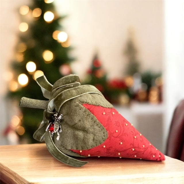 Paxe's Designs ~ Christmas Strawberry Pincushion