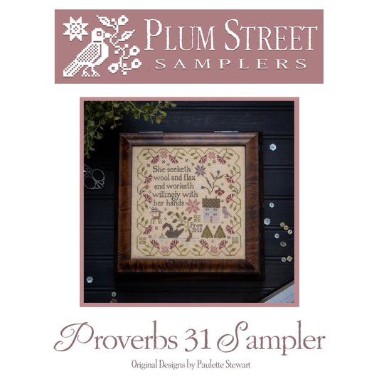 Plum Street Samplers | Proverbs 31 Sampler MARKET 2024
