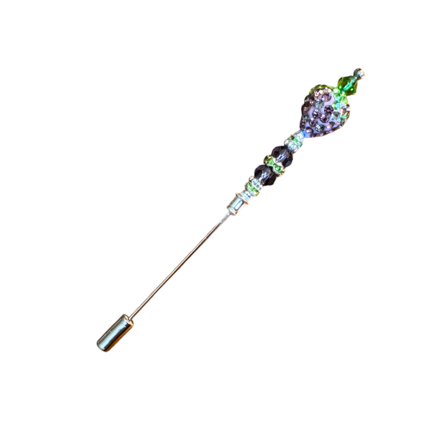 Minnie McBean Counting Pin | Jewel - Purple Strawberry