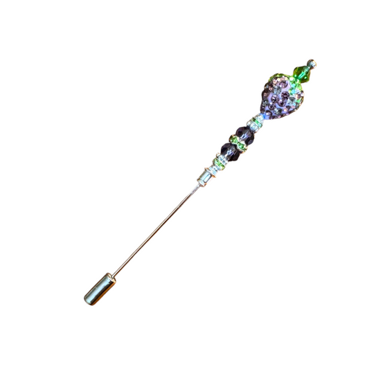 Minnie McBean Counting Pin | Jewel - Purple Strawberry