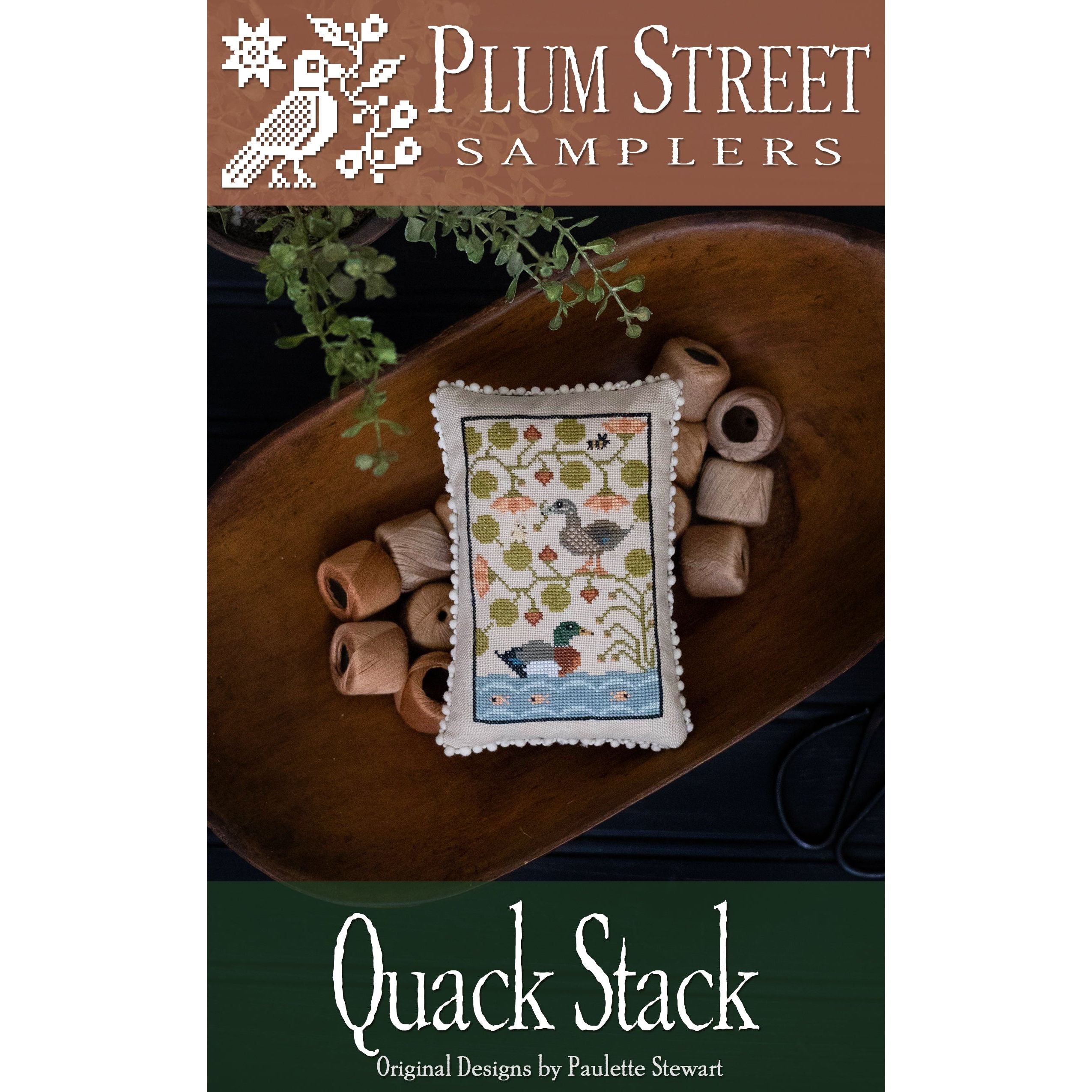 Plum Street Samplers | Quack Stack – Hobby House Needleworks