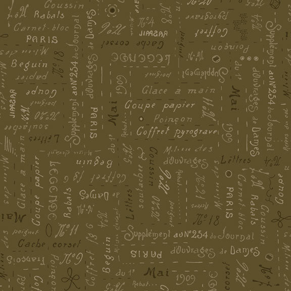 Dressmaker ~ Script R521173D OLIVE