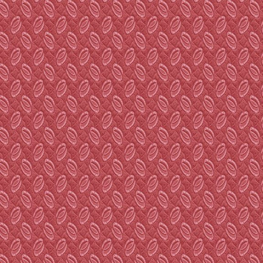 Timeless Stitches ~ 43" x WOF Remnant Jacquard ~ R602016D RED