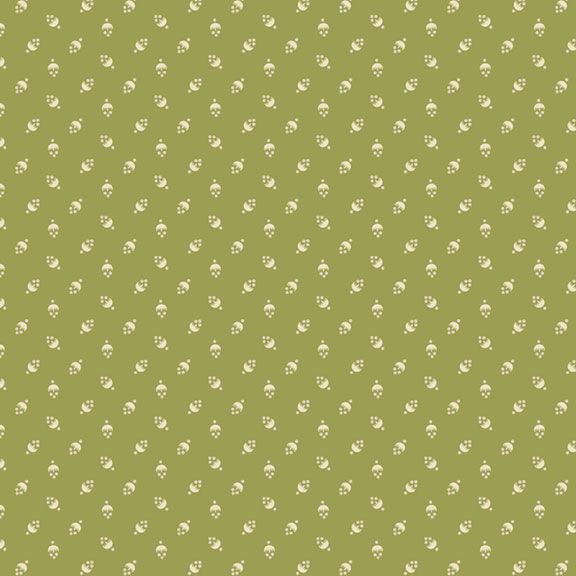 Timeless Stitches ~ Flower Buds ~ R602019D GREEN