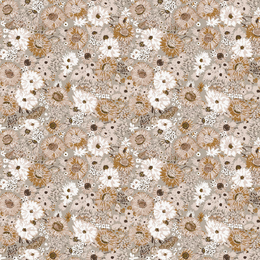 Blossom Breeze ~ Floral ~ RC91021-14 Taupe