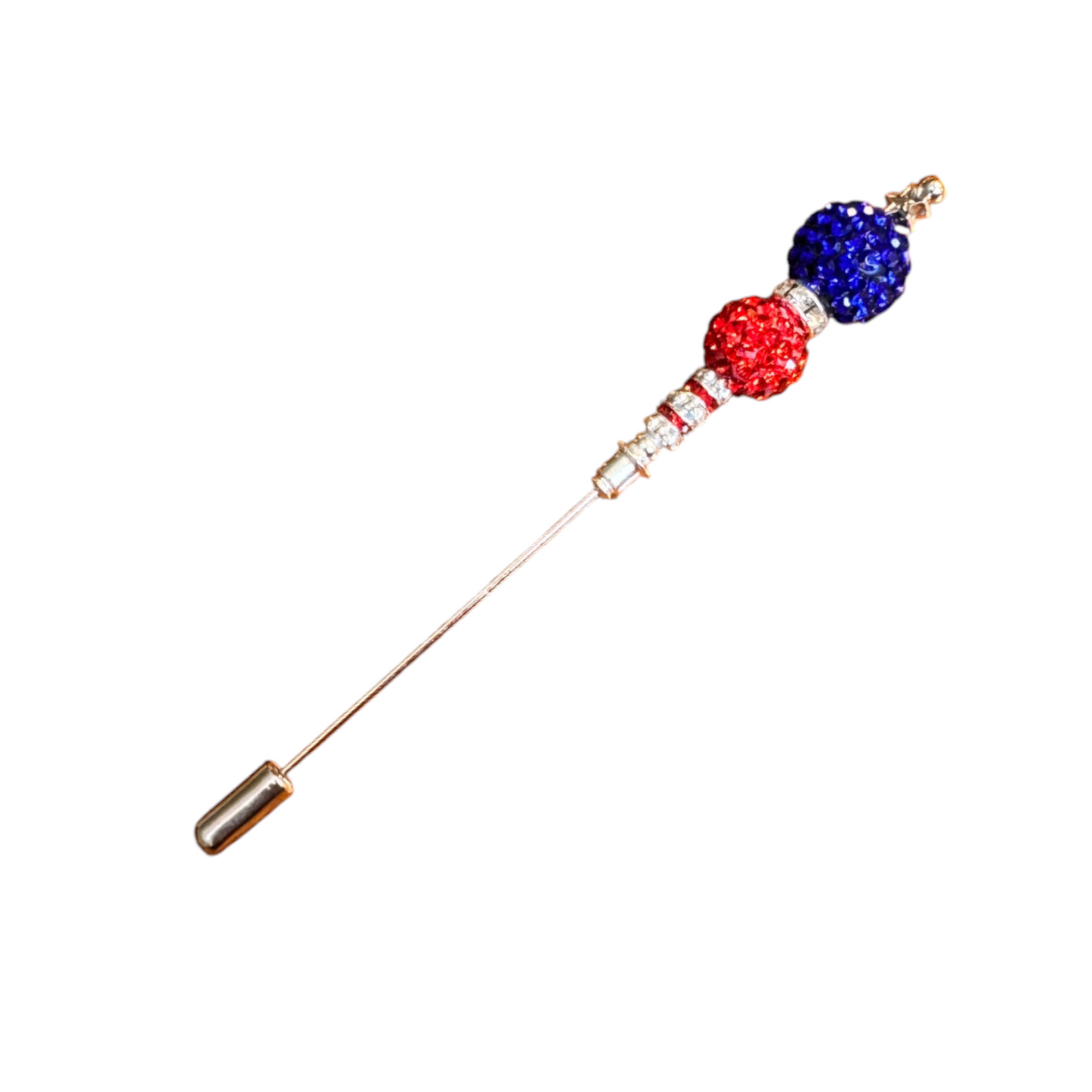 Minnie McBean Counting Pin | Jewel - Red White & Blue