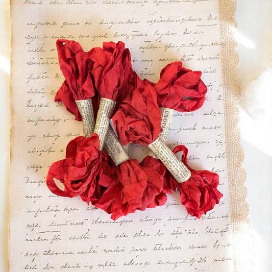 Monahan Papers | Aged Ribbon - Red Hots