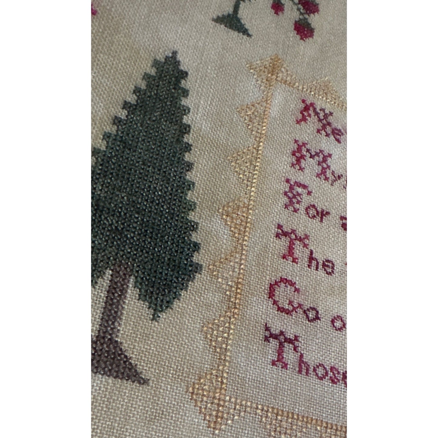 Charlotte Moore 1854 Limited Edition Sampler ~ An Olde Willow Stitchery Exclusive