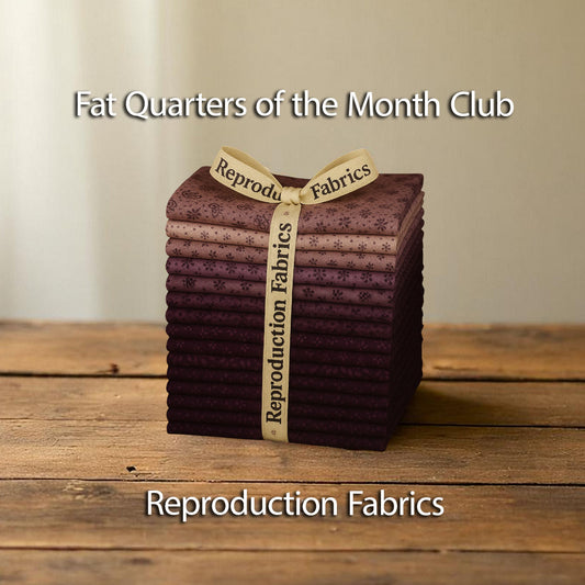 Quilt Works Fat Quarters Monthly Subscription Club - The Reproduction Collection