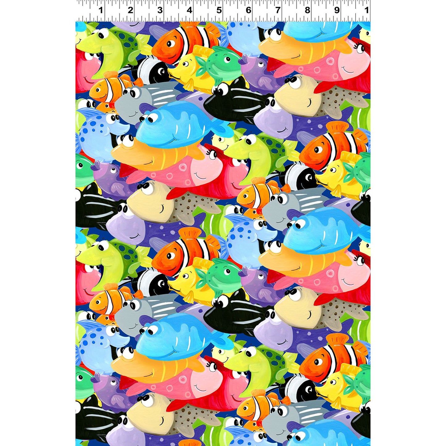 Under the Sea ~ Allover Fish ~ SB20420-999 Multi