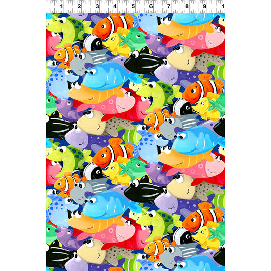 Under the Sea ~ Allover Fish ~ SB20420-999 Multi
