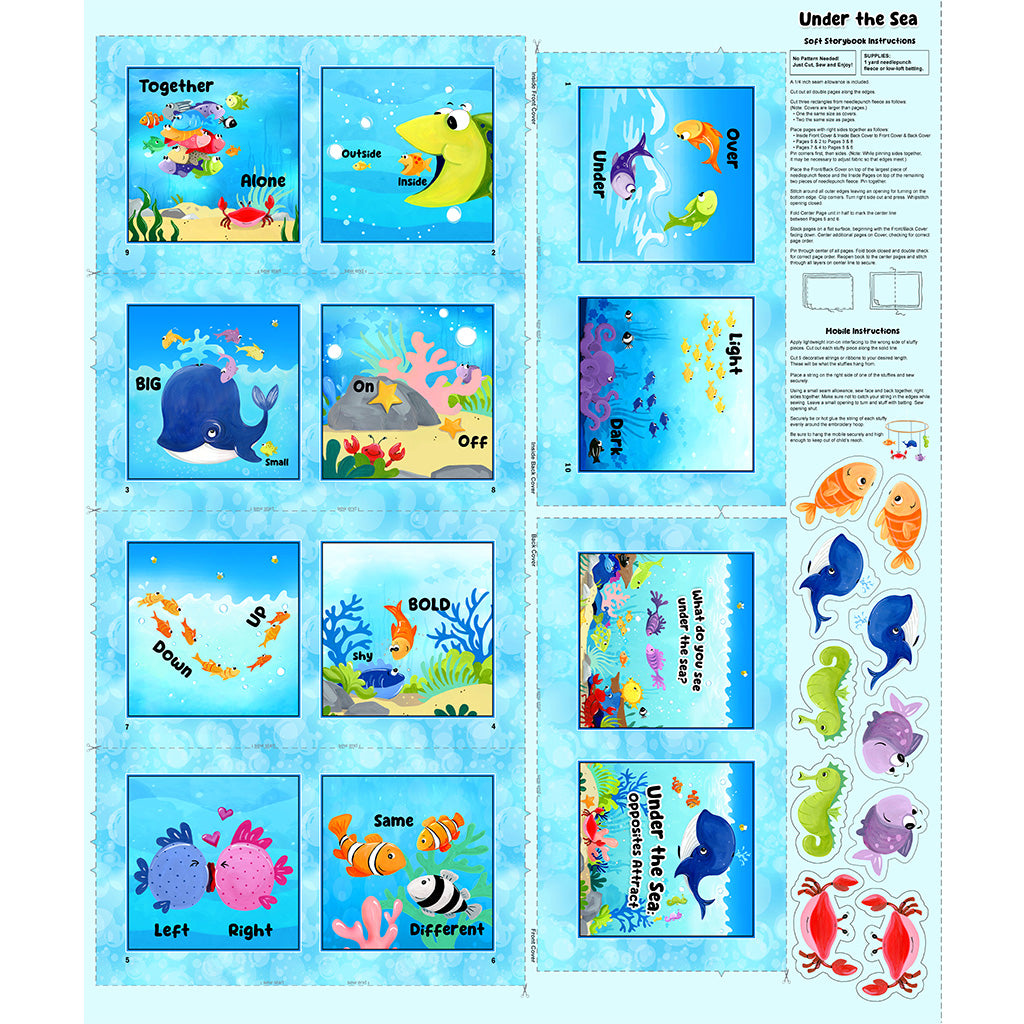 Under the Sea ~ 36" Storybook ~ SB20446-999 Multi