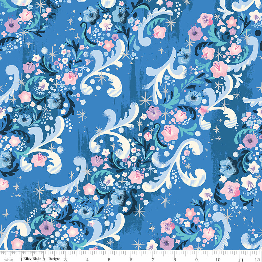 Wishes ~ Cindy's Flowers ~ SC18074 Blueberry Sparkle