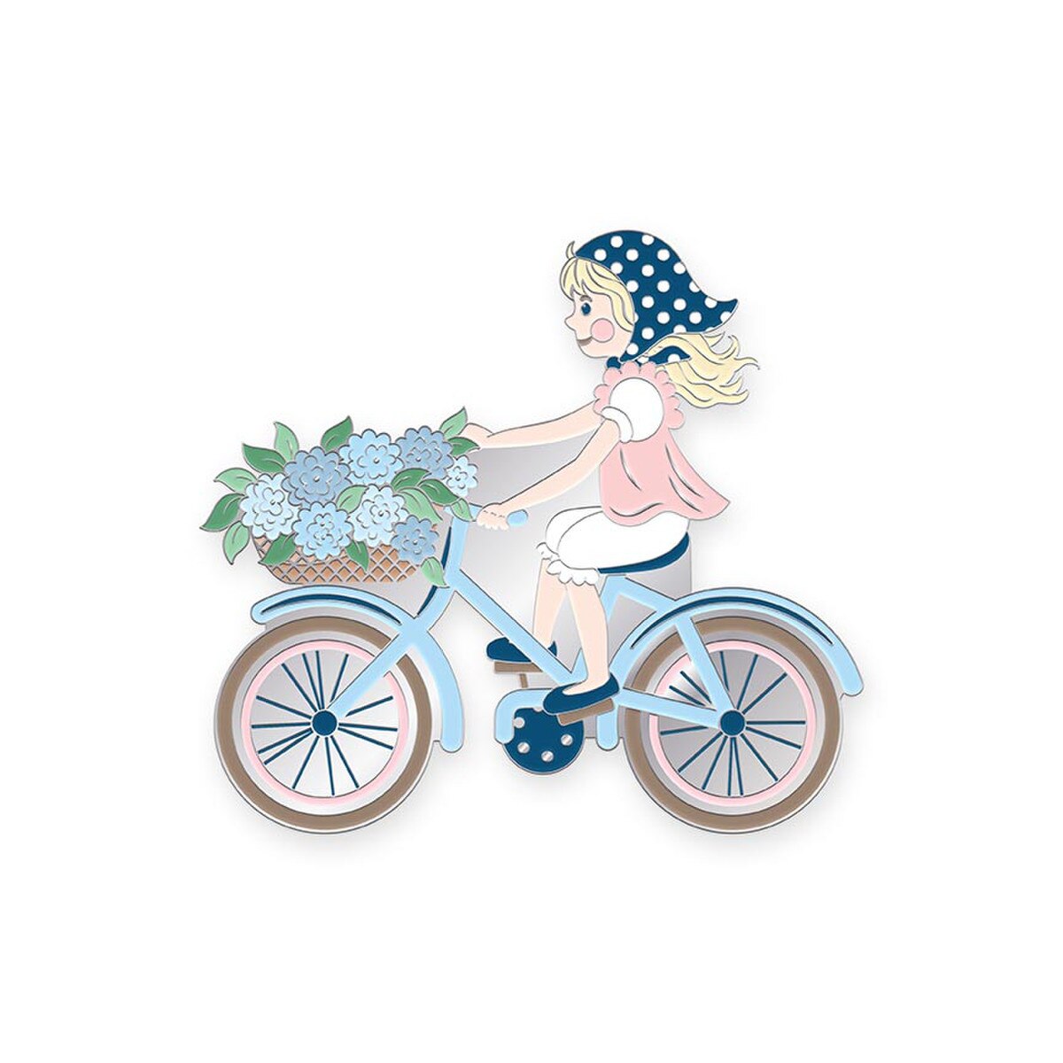 Riley Blake Designs ~ Girl on Bike Needle Minder