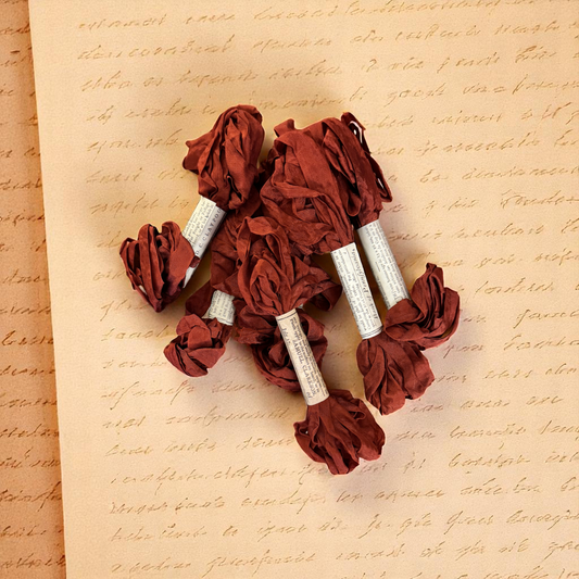 Monahan Papers | Aged Ribbon - Scarlett