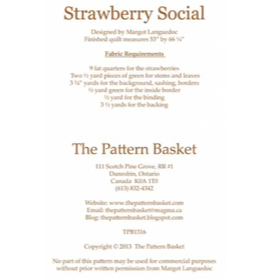 Strawberry Social by The Pattern Basket