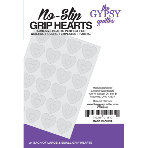 The Gypsy Quilter ~ No-Slip Grip Hearts