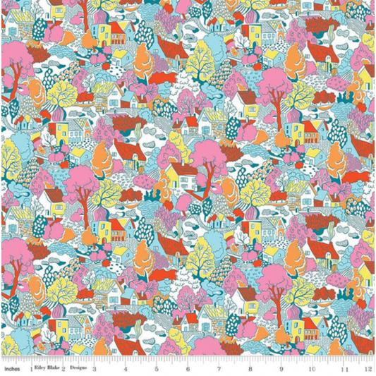 Liberty Fabric ~ London Parks Collection Heath View C 01666857C