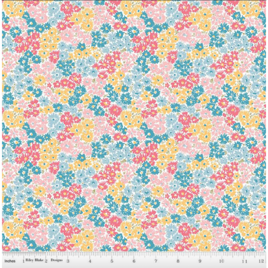 Liberty Fabric ~ London Parks Collection Kensington Confetti A 01666861A