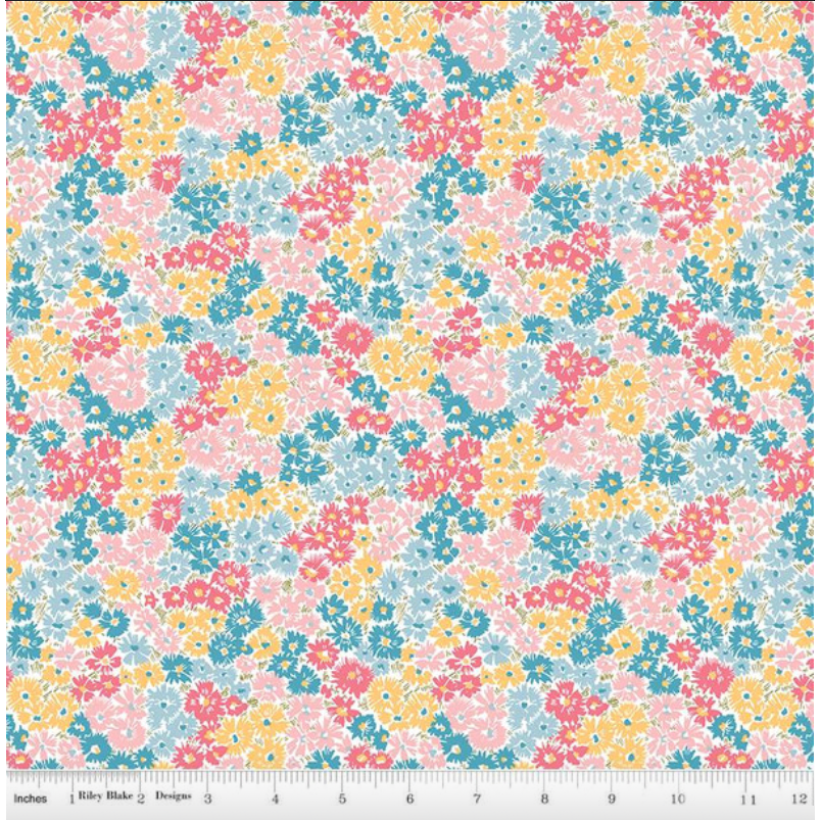 Liberty Fabric ~ London Parks Collection Kensington Confetti A 01666861A