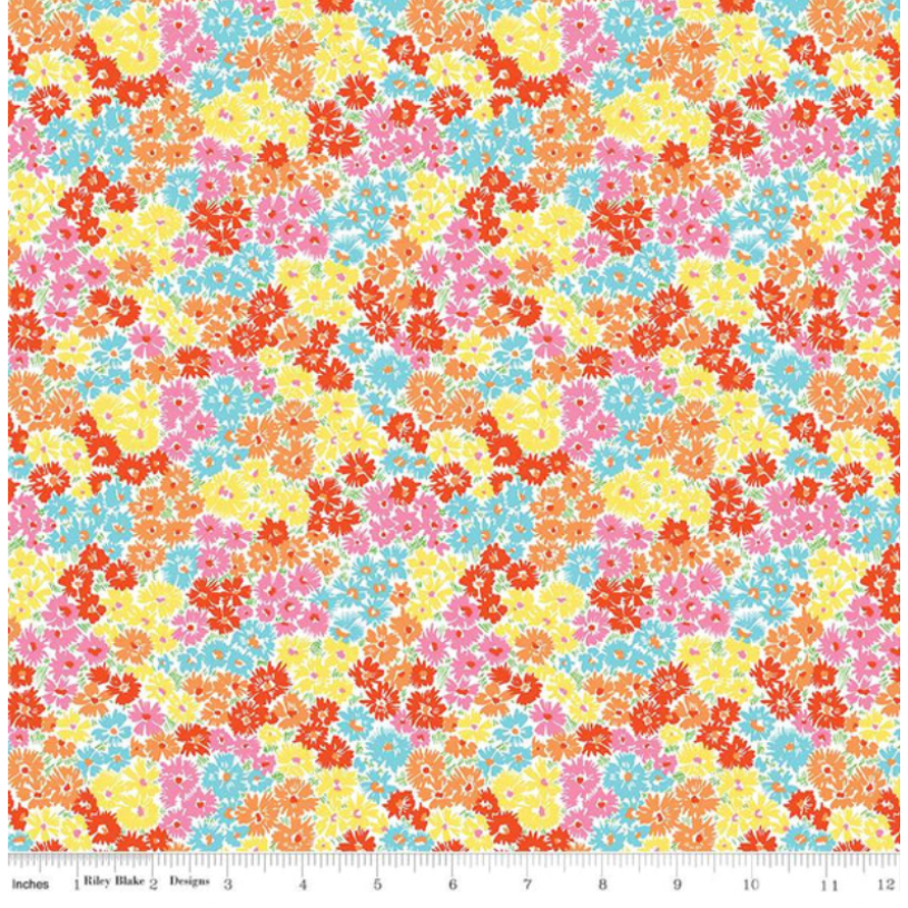 Liberty Fabric ~ London Parks Collection Kensington Confetti C 01666861C