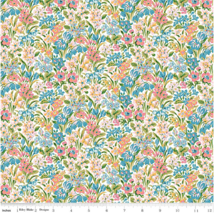 Liberty Fabric ~ London Parks Collection Kew Blooms A 01666864A – Hobby ...